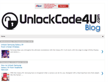 Tablet Screenshot of blog.unlockcode4u.com